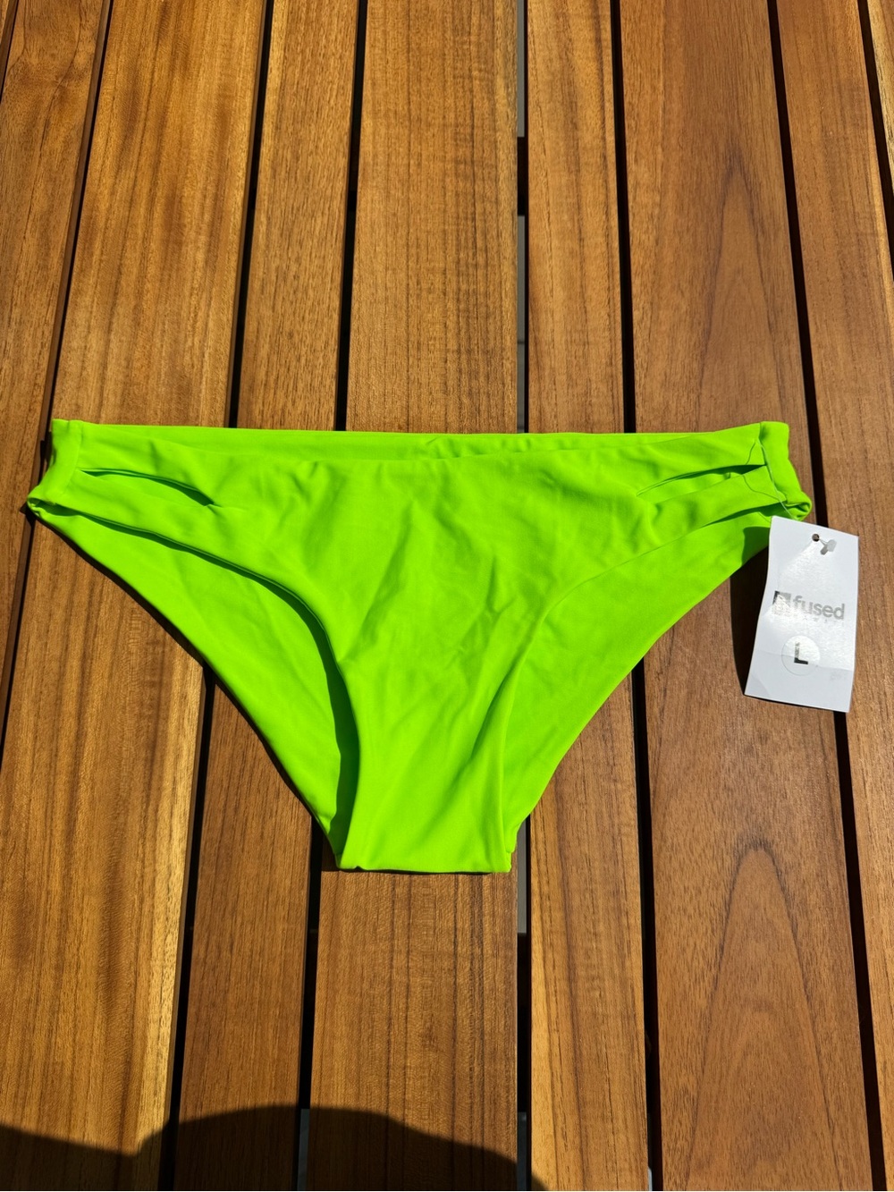 Neon Green Classic Bikini Bottoms - Women’s Swim Briefs